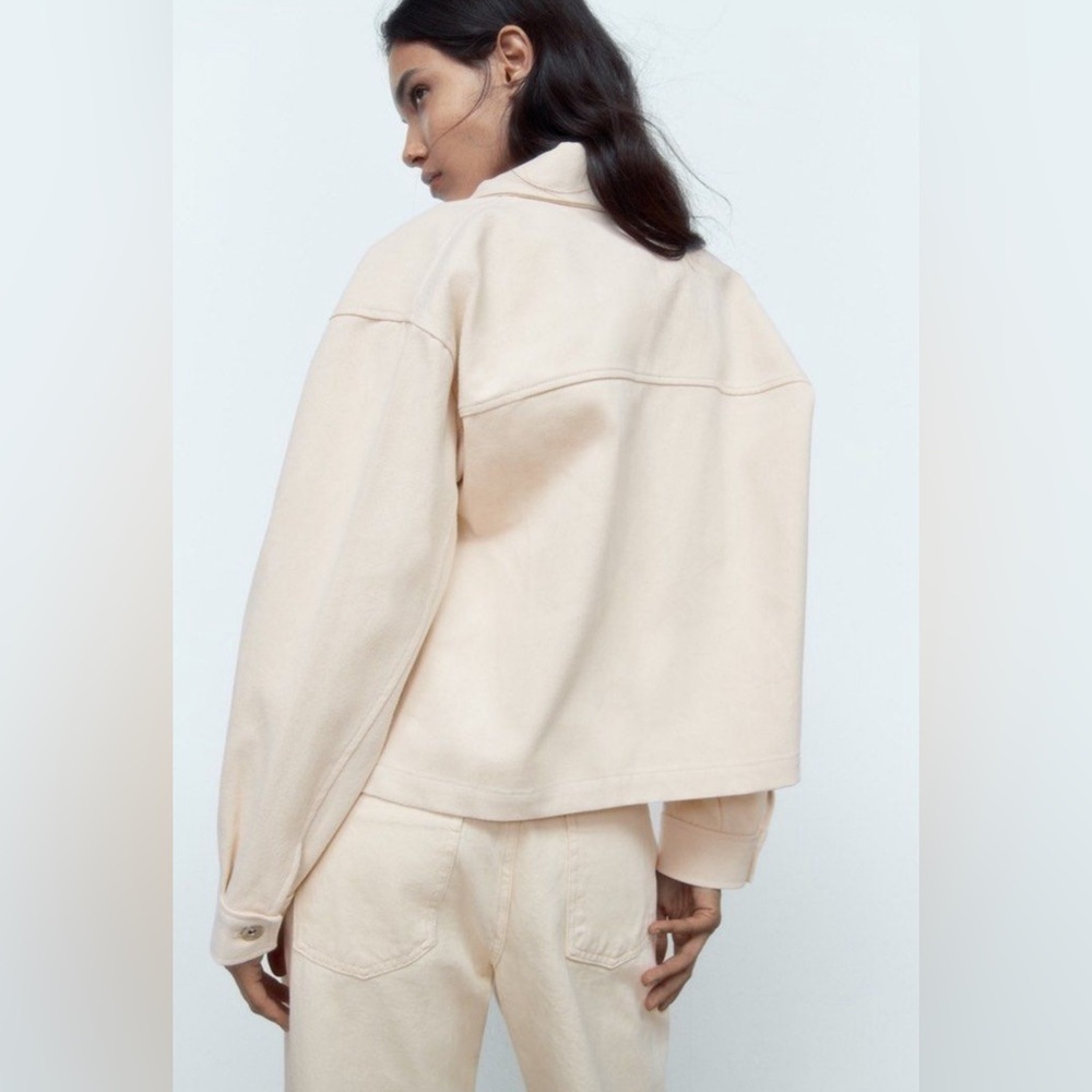 π Zara Rhinestone Pocket Cropped Jacket - Picture 2 of 10